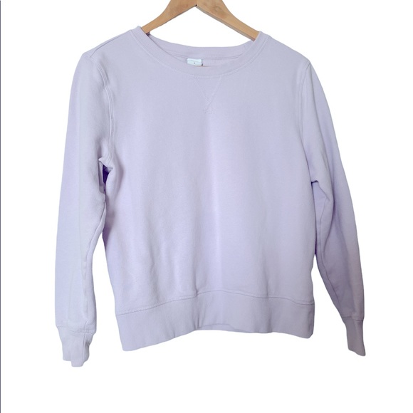 📝 Cute and comfy lilac sweatshirt (pullover) size M. - Picture 1 of 6